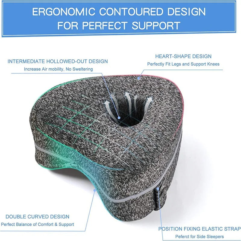 DuHauss™ D.R.E.A.M. Ergonomic Knee Support Pillow