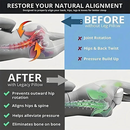 DuHauss™ D.R.E.A.M. Ergonomic Knee Support Pillow